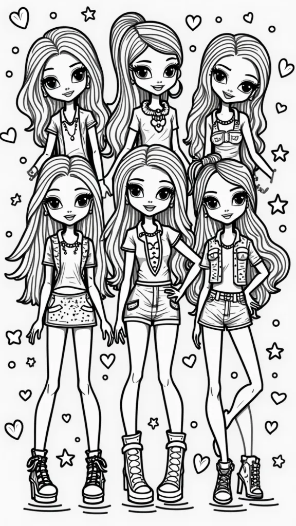 printable coloring pages bratz